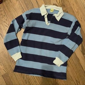 Vintage Blue Rugby Shirt